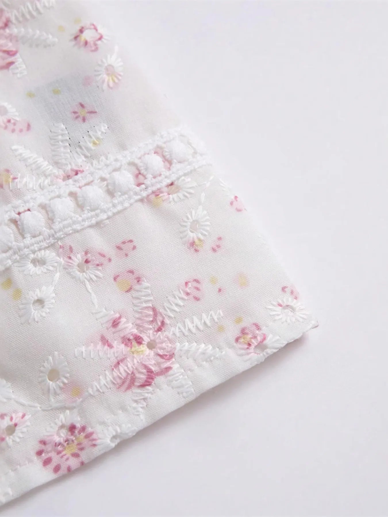 Damen Cami mit floralem Druck und gebundenem Vorderteil 4