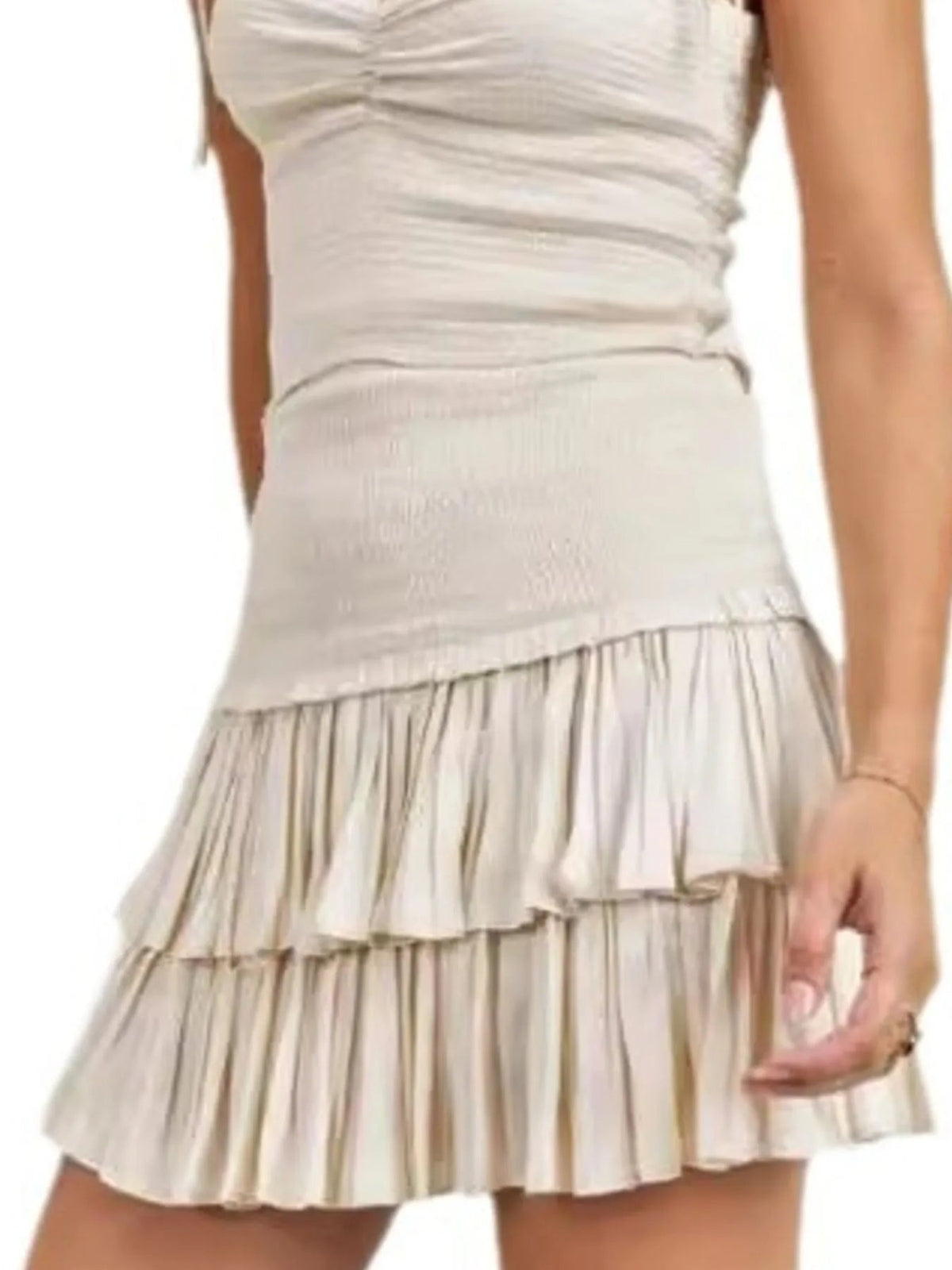 Damen Cami und Rock Set mit Herz-Ausschnitt 2