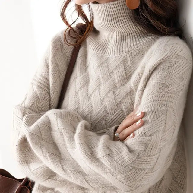 Damen Cashmere Pullover Elegante Zeitlose Mode 4