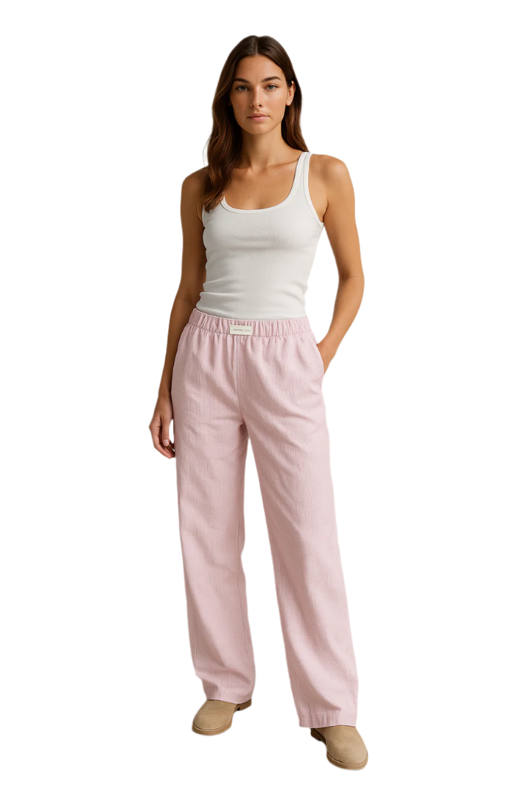 Damen Casual Hose Bequeme Passform 0