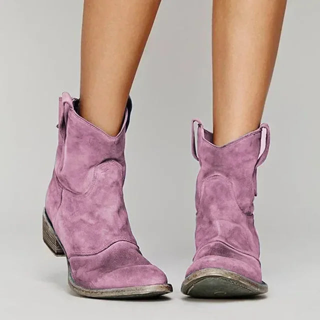 Damen Cowboystiefel Klassisch 4
