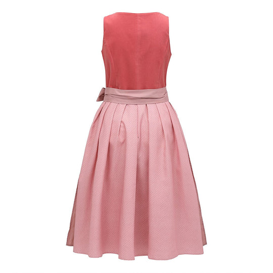 Damen Dirndlkleid mit Schürze – Traditionelles Trachtenkleid für Oktoberfest 2