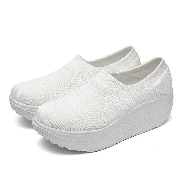 Damen Flip Flop Sneakers mit Orthopädischem Fußbett 3