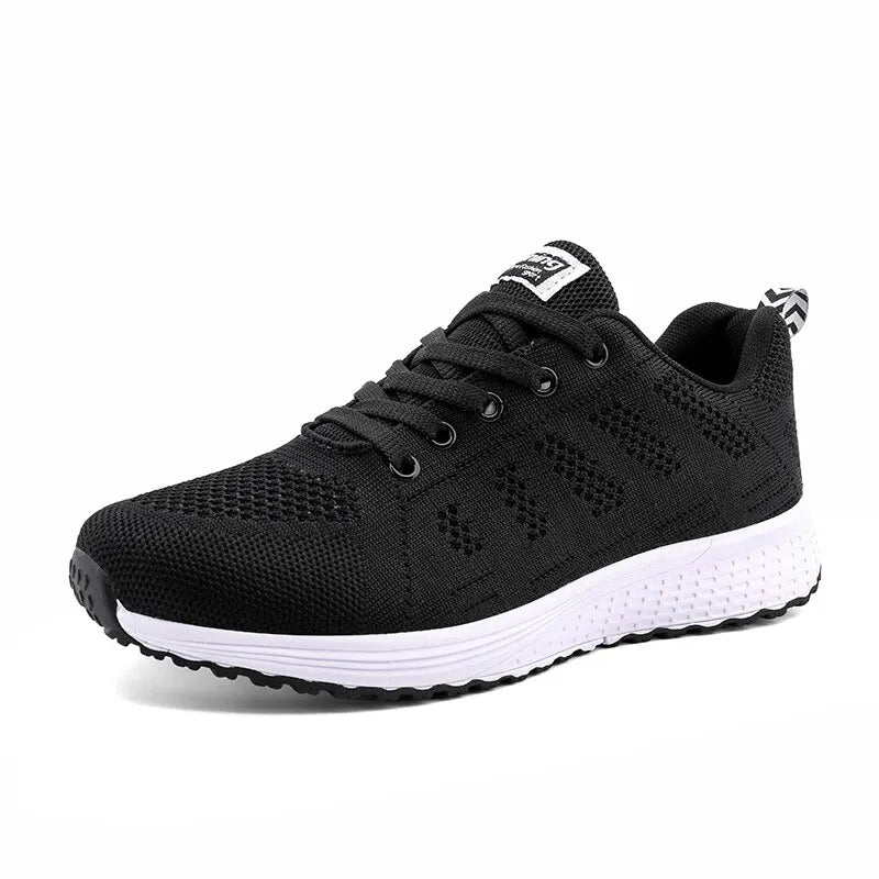 Damen Freizeitschuhe Atmungsaktive Mesh Sneakers Flach Nylon 6