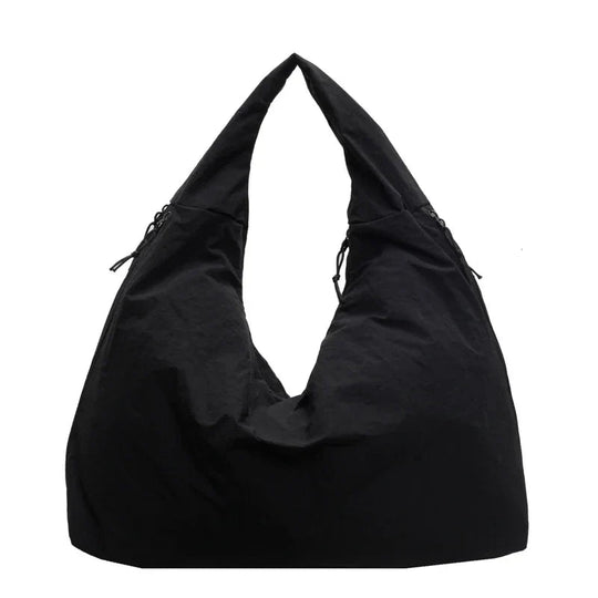 Damen Handtasche Minimalistisch Flexibles Material Große Umhängetasche 0