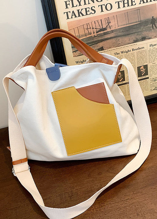 Damen Handtasche Patchwork Stil Tragetasche für Jeden Anlass 2