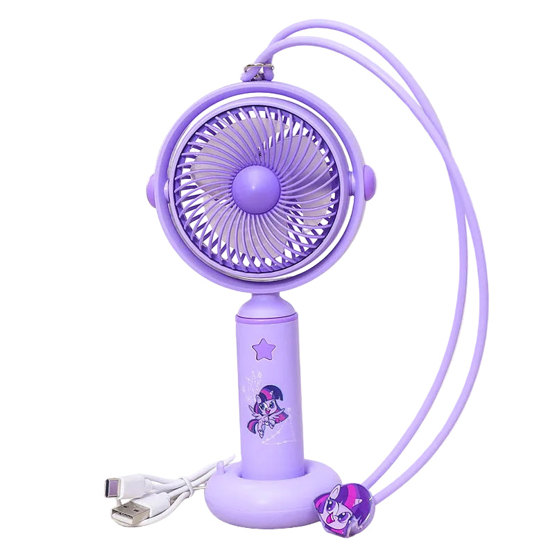 Damen Handventilator Kreatives Tierdesign Tragbar Leise USB Aufladung 0