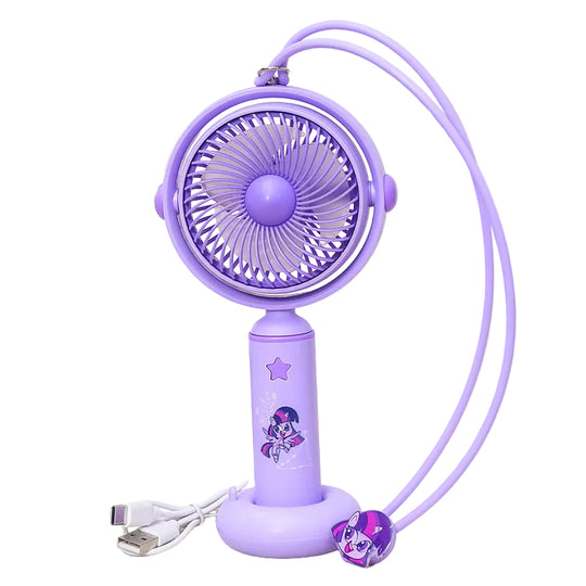 Damen Handventilator Kreatives Tierdesign Tragbar Leise USB Aufladung 0