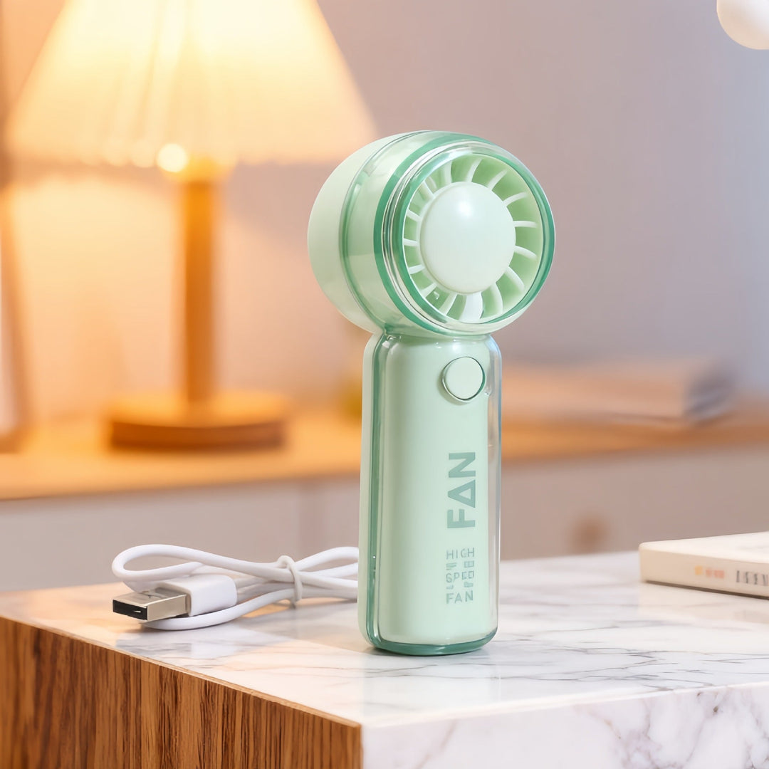 Damen Handventilator Tierdesign Ergonomisch USB Aufladbar Kompakt 7
