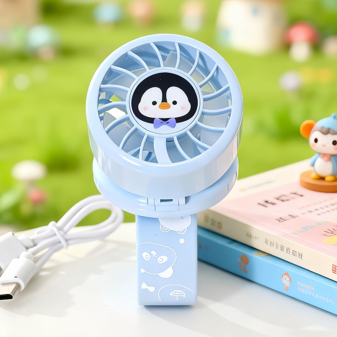 Damen Handventilator Tragbar mit Tierdesign für Unterwegs 5