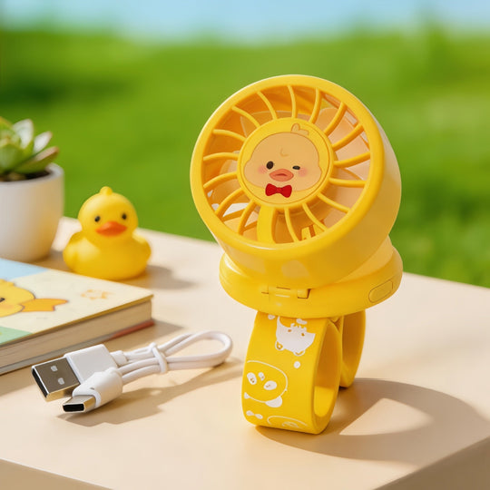 Damen Handventilator Tragbar mit Tierdesign für Unterwegs 8