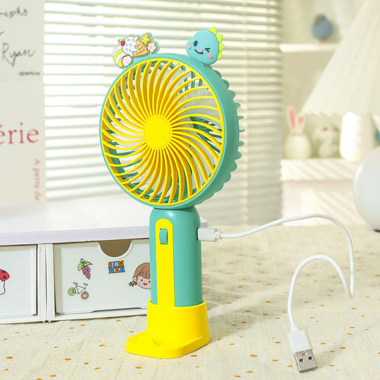 Damen Handventilator Verspielt im Tierdesign Tragbar und USB Aufladbar 5