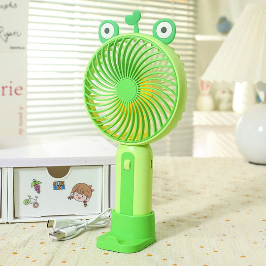 Damen Handventilator Verspielt im Tierdesign Tragbar und USB Aufladbar 7