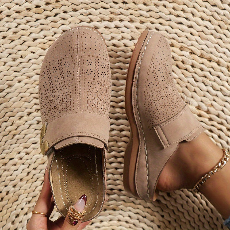 Damen Hausschuhe Orthopädisches Design mit Rutschfester Sohle 8
