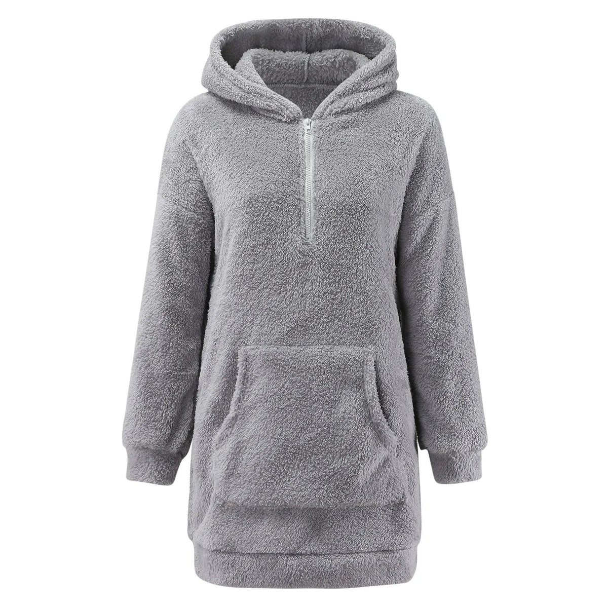 Damen Hoodie Fluffball Weich Polyester für Komfort und Stil 4