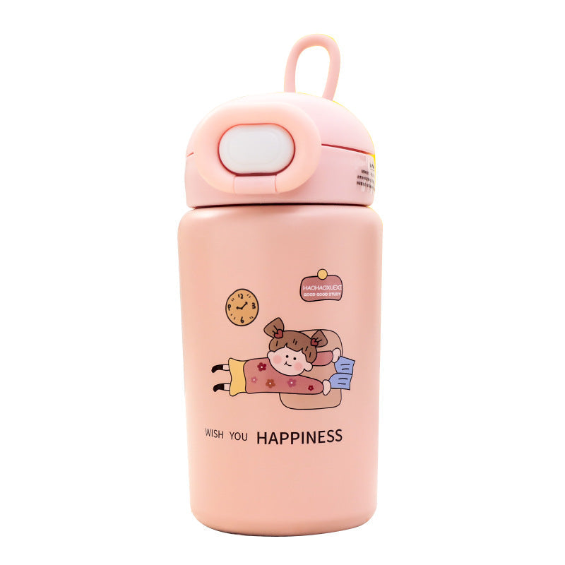 Damen Isoliertrinkflasche mit Tiermotiv für Sport und Reisen 4