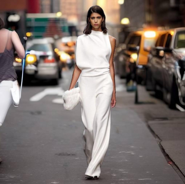 Damen Jumpsuit Asymmetrisch Hoher Kragen Festlich Tailliert Dehnbar 1