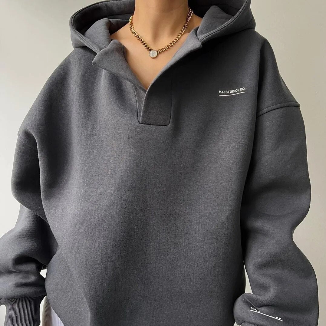 Damen Kapuzenpullover Lässig Winter Stil 1