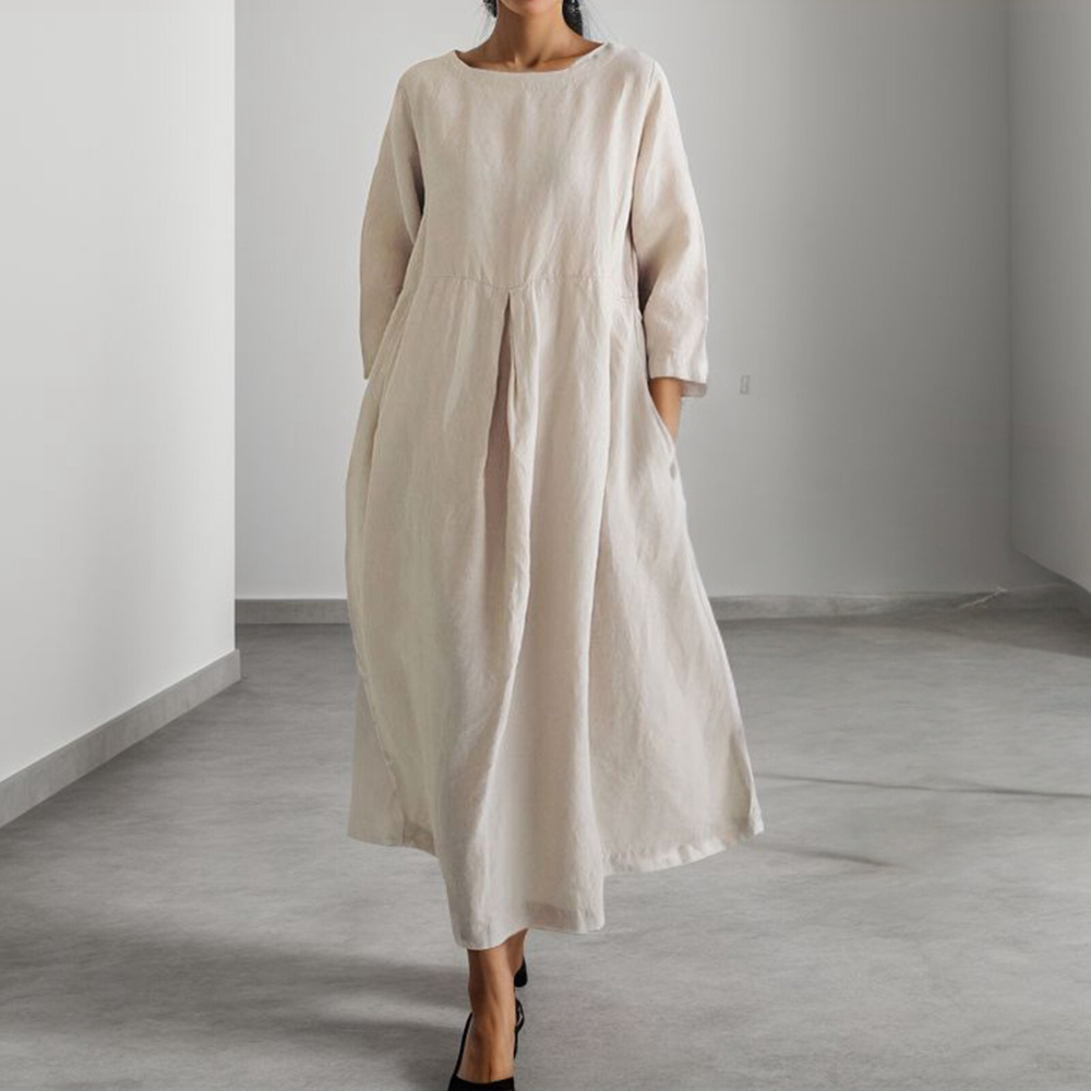 Damen Kleid Fließend Tailliert für Sommerliche Anlässe 2