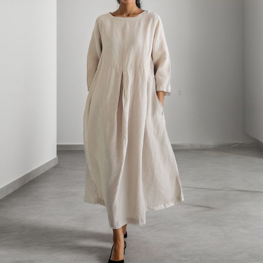 Damen Kleid Fließend Tailliert für Sommerliche Anlässe 2
