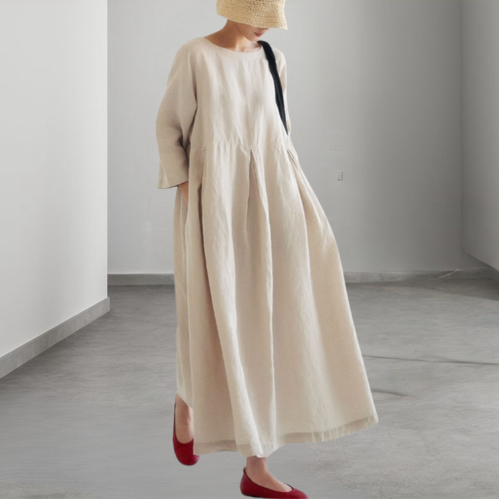 Damen Kleid Fließend Tailliert für Sommerliche Anlässe 4