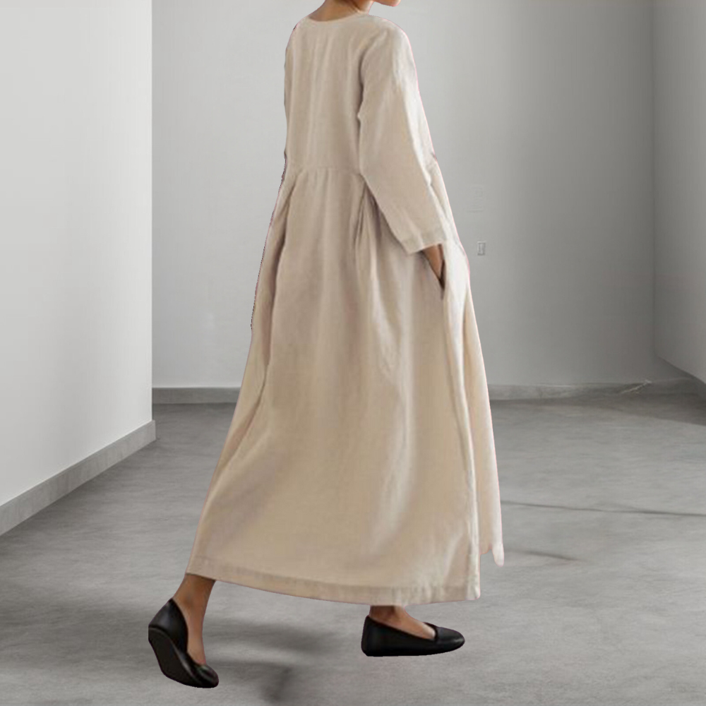 Damen Kleid Fließend Tailliert für Sommerliche Anlässe 5