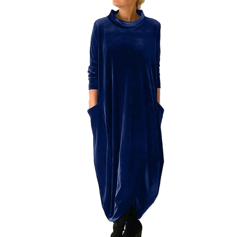 Damen Kleid Fließende Silhouette 0
