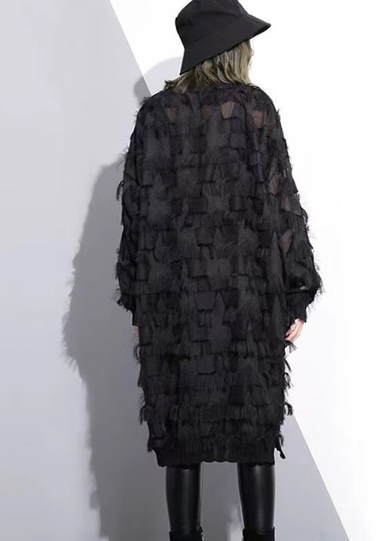 Damen Kleid Hochzeitsgast mit Quasten, Festliches Kleid für Besondere Anlässe 1