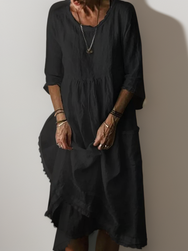 Damen Kleid Modern Chic Vielseitig 5