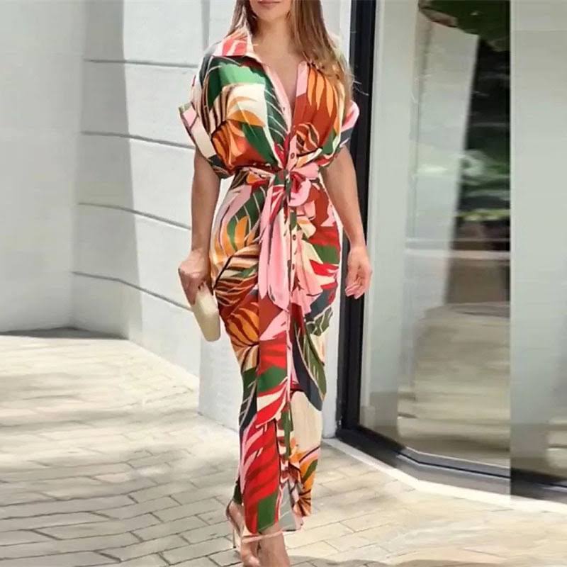 Damen Kleid Zeitlose Eleganz Baumwolle 5