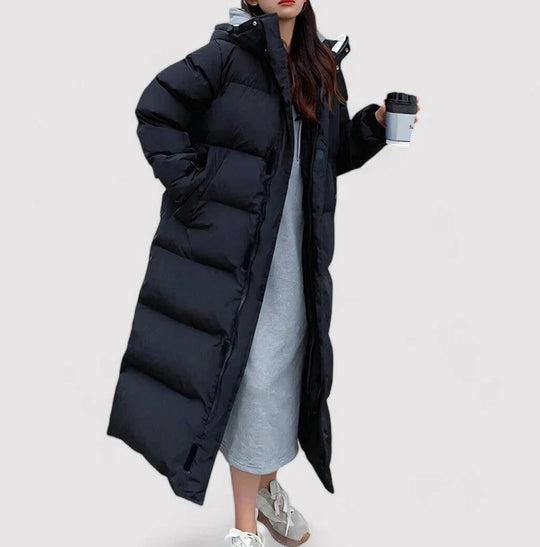 Damen Langer Pufferparka Wasserdicht 2