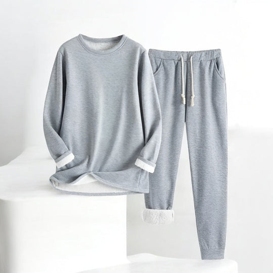 Damen Lounge Set Oversized Weich Baumwollmischung 1