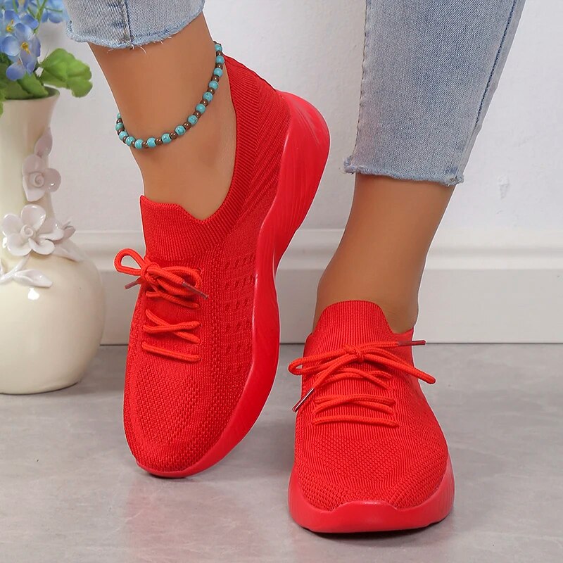 Damen Mesh-Sneakers Atmungsaktiv für Alltag und Freizeit 4