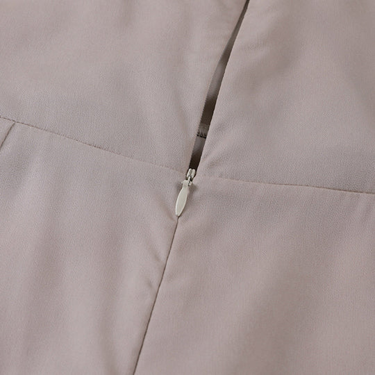 Damen Midi-Kleid Hoher Split Baumwolle für Abendkleider und Sommerkleider 8