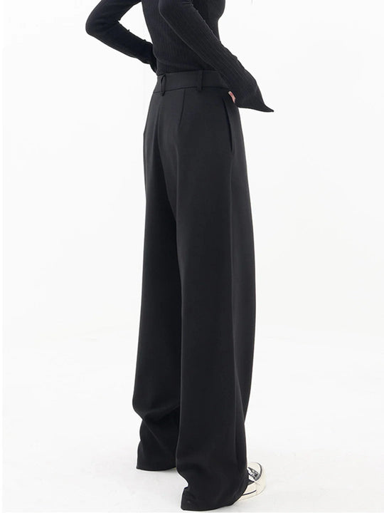 Damen Modern Fit Hose mit asymmetrischem Bund 3