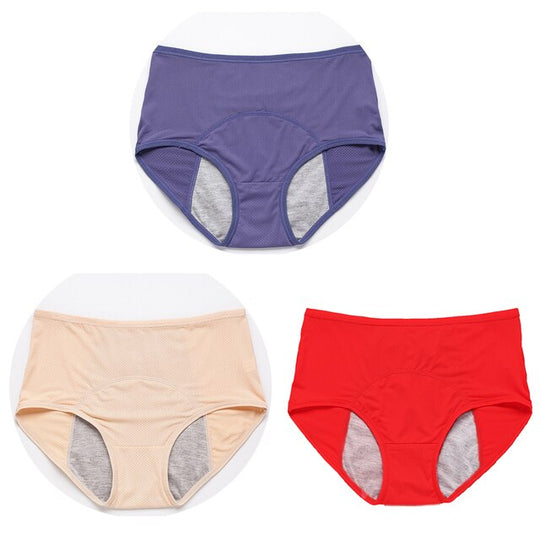 Damen Nahtloser Slip mit 360° Auslaufschutz für Optimalen Komfort 10