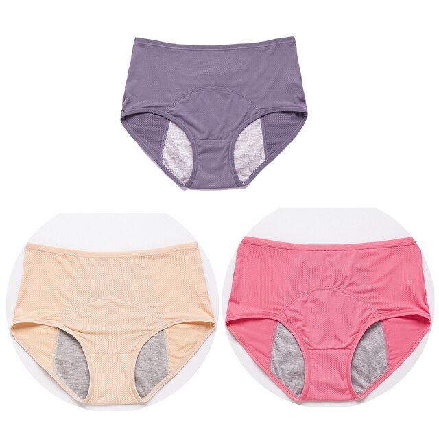 Damen Nahtloser Slip mit 360° Auslaufschutz für Optimalen Komfort 11
