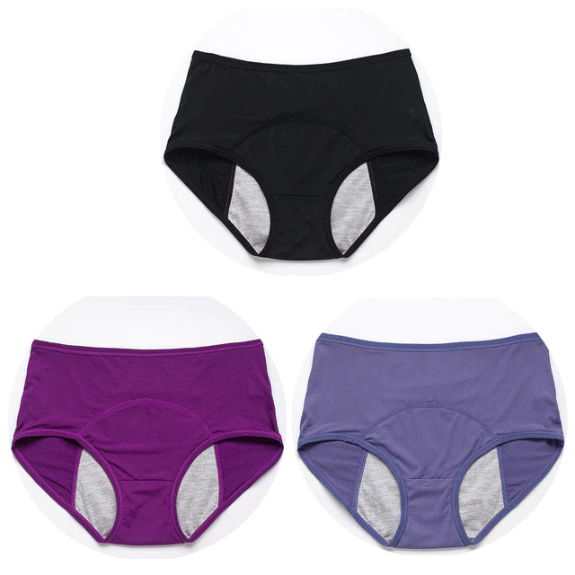 Damen Nahtloser Slip mit 360° Auslaufschutz für Optimalen Komfort 12