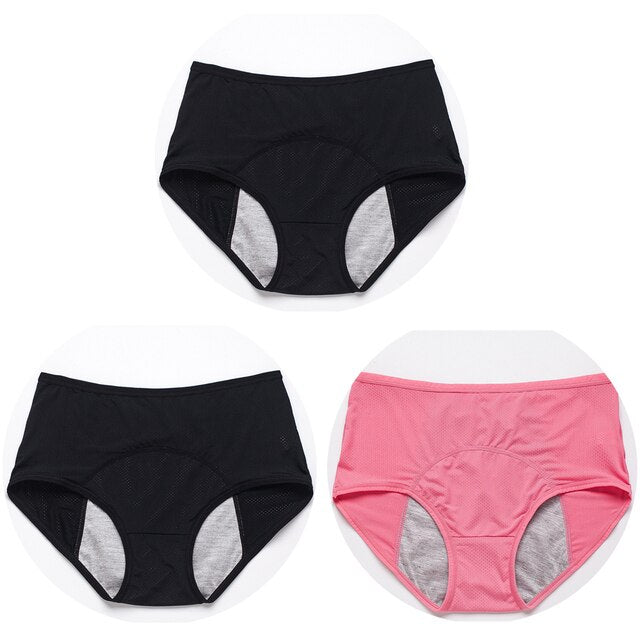 Damen Nahtloser Slip mit 360° Auslaufschutz für Optimalen Komfort 14