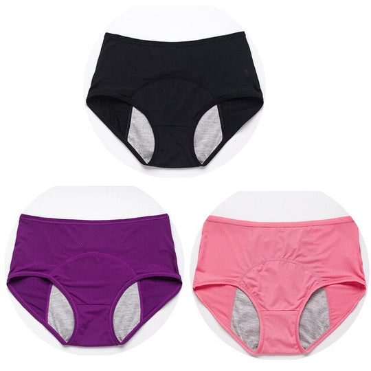 Damen Nahtloser Slip mit 360° Auslaufschutz für Optimalen Komfort 9