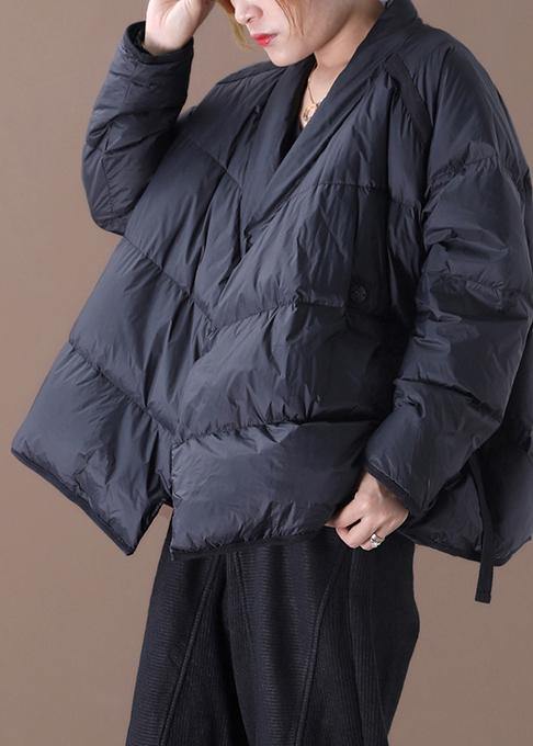 Damen Oversized Daunenjacke mit Stehkragen 0