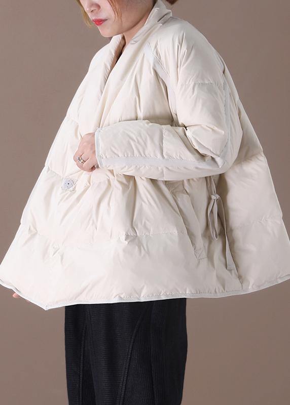 Damen Oversized Daunenjacke mit Stehkragen 1