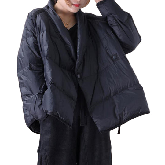 Damen Oversized Daunenjacke mit Stehkragen 2