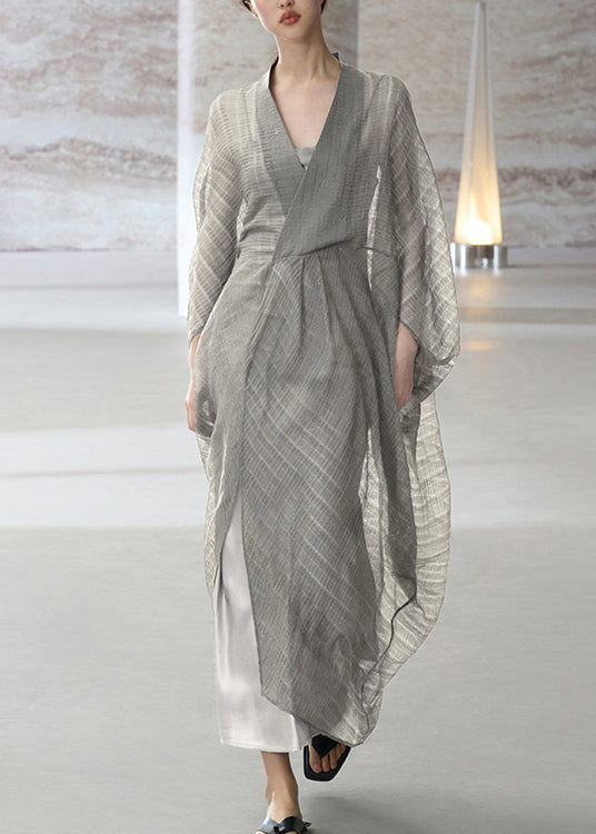 Damen Patchwork Kleid V-Ausschnitt für Sommerpartys und Freizeitaktivitäten 1