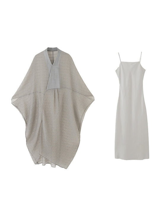 Damen Patchwork Kleid V-Ausschnitt für Sommerpartys und Freizeitaktivitäten 4