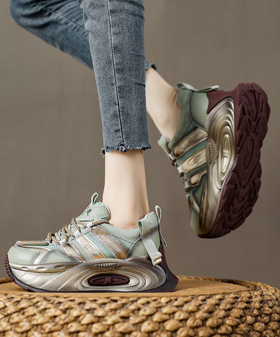 Damen Plateau Schuhe mit Kreuzriemen für Vielseitige Outfits 4