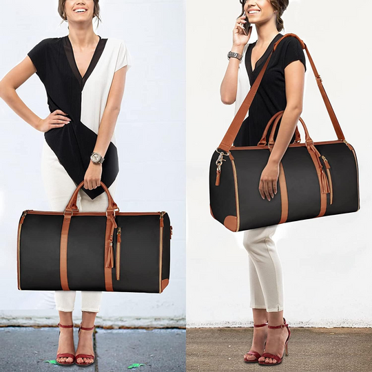 Damen Reisetasche Faltbar Weekender Tasche für Reisen und Freizeit 3