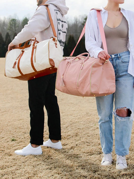 Damen Reisetasche Faltbar Weekender Tasche für Reisen und Freizeit 4