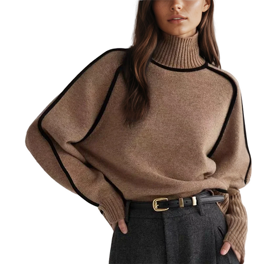 Damen Rollkragenpullover Winter Warm 0