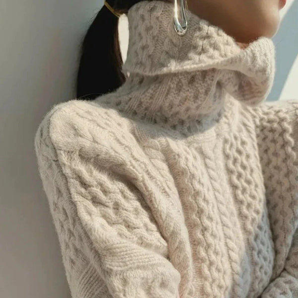 Damen Rollkragenpullover aus Kaschmir 2